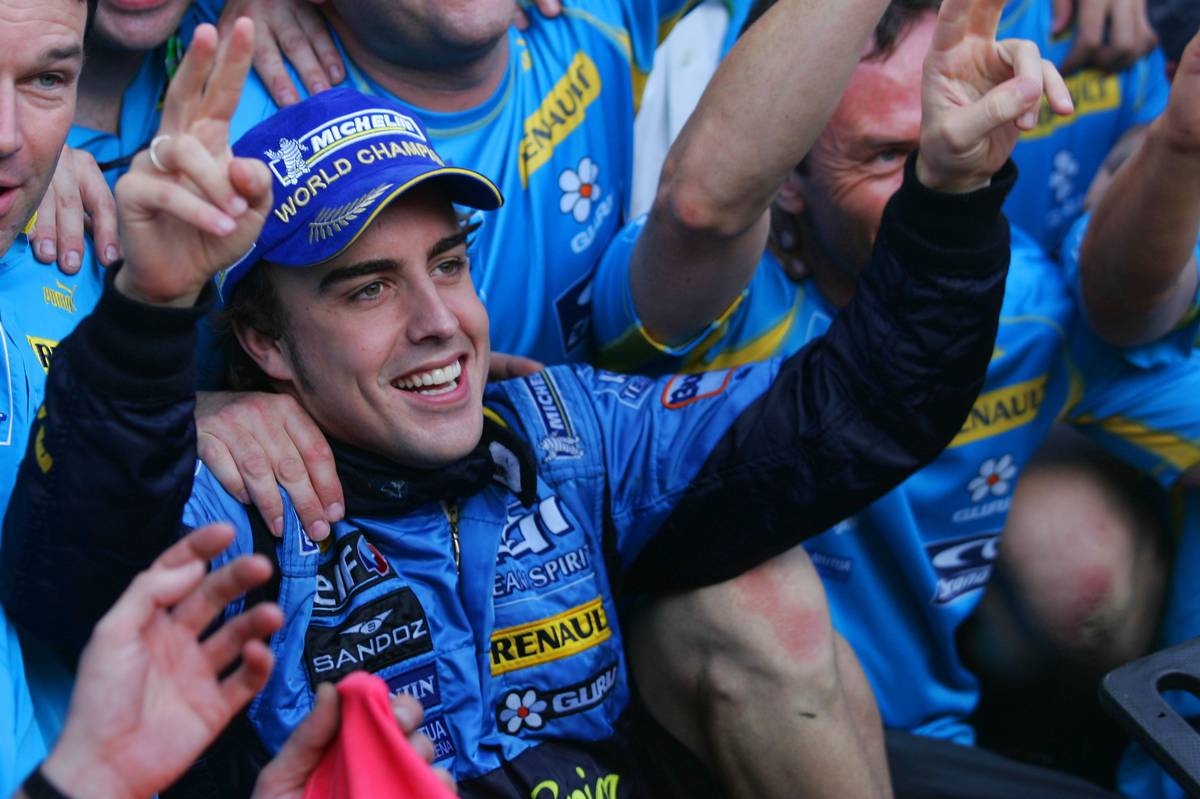 Formula 1 Grand Prix Brazil Sunday Podium - InsideRacing.com Alonso